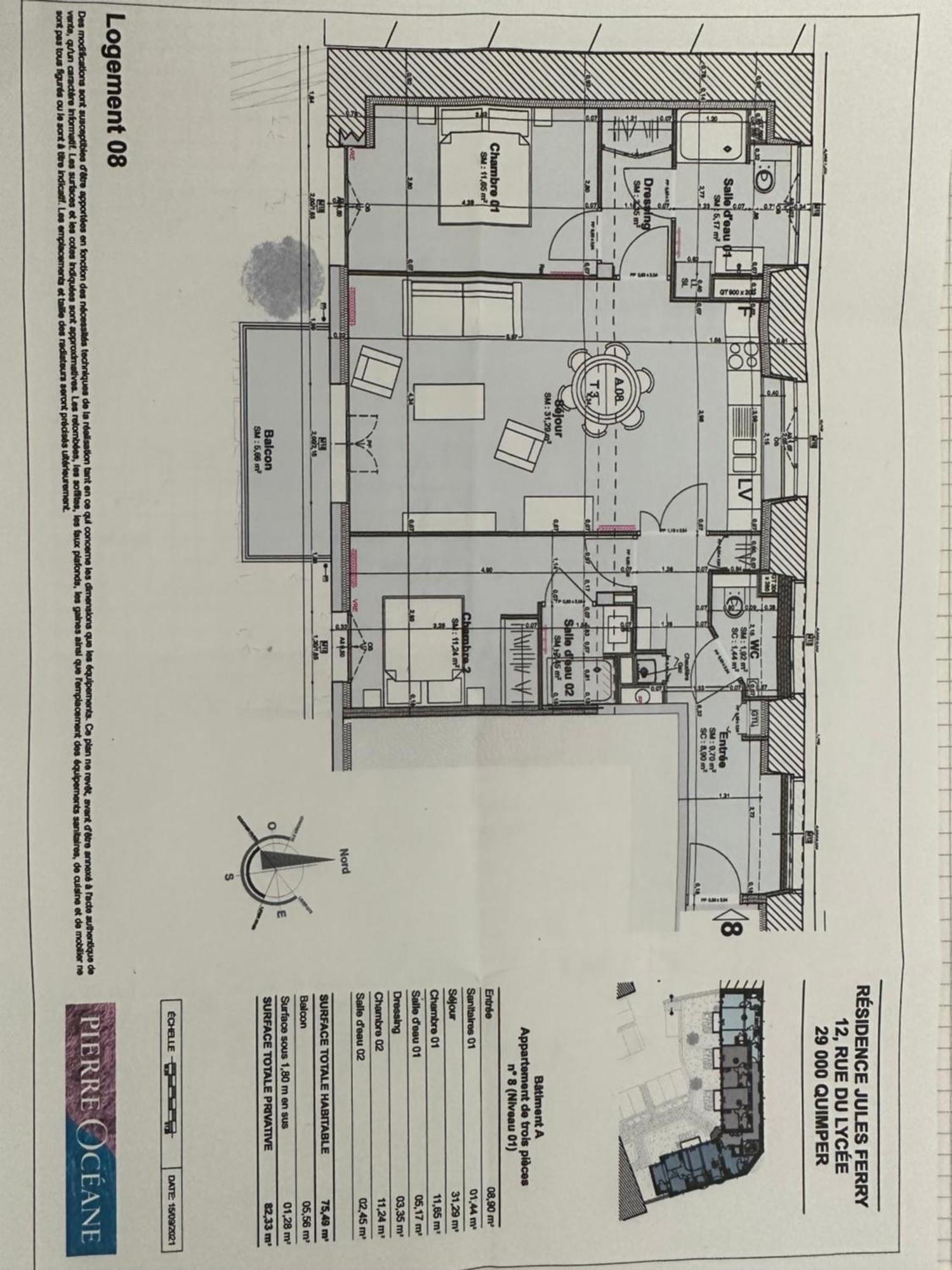 Appartement Design X - Hyper Centre - Parking Prive - 캥페르 외부 사진